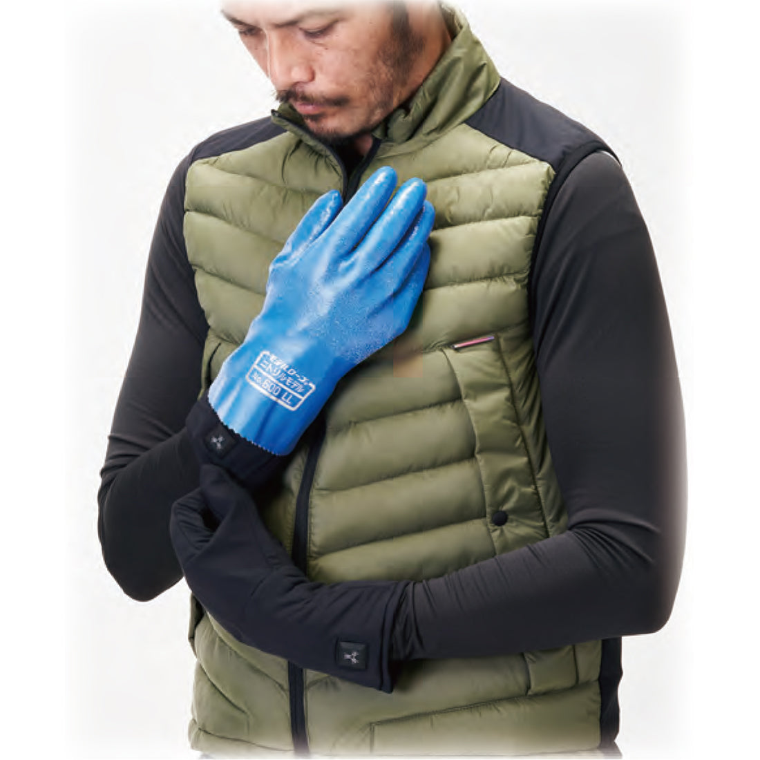 424075 ヒートインナーグローブ(バッテリー付)