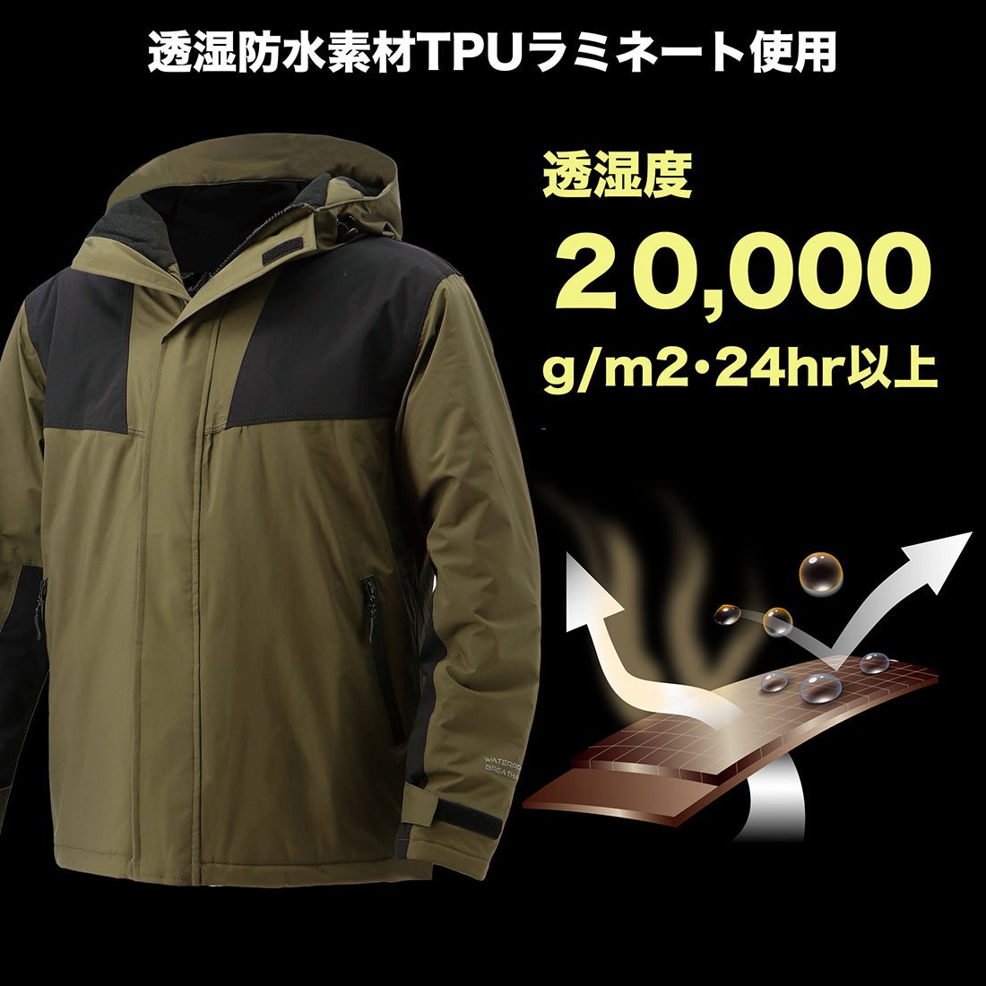 モトラスプロ MW800 防水防寒ジャケット