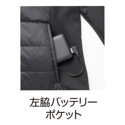 41101　WスイッチヒートインサレーションＪＫ（単品）　グレー