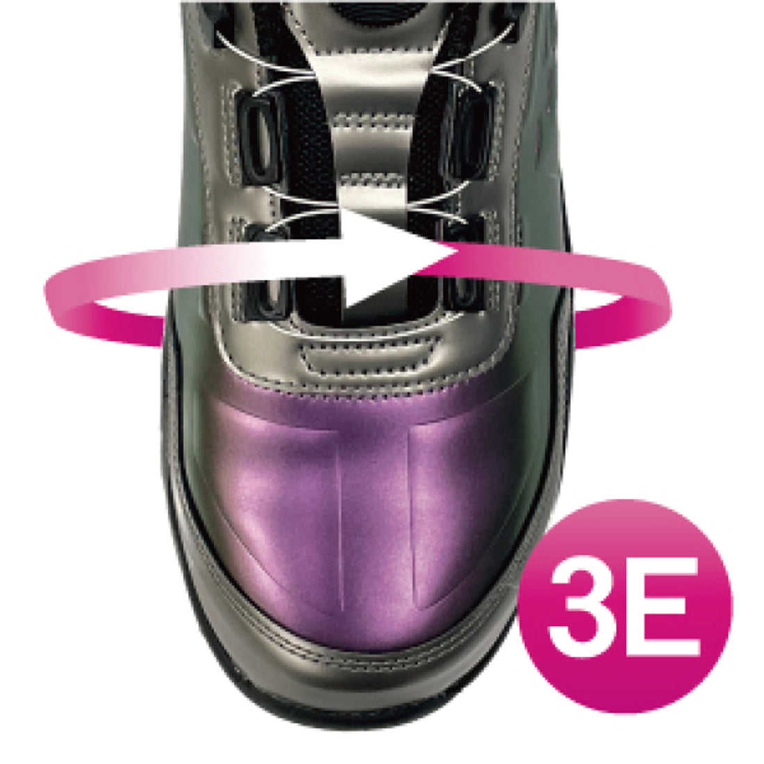 HM-S6D ダイヤル式の安全スニーカー 足囲