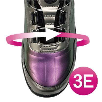 HM-S6D ダイヤル式の安全スニーカー 足囲