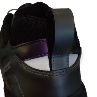 HM-S6D ダイヤル式の安全スニーカー 背面に反射材付