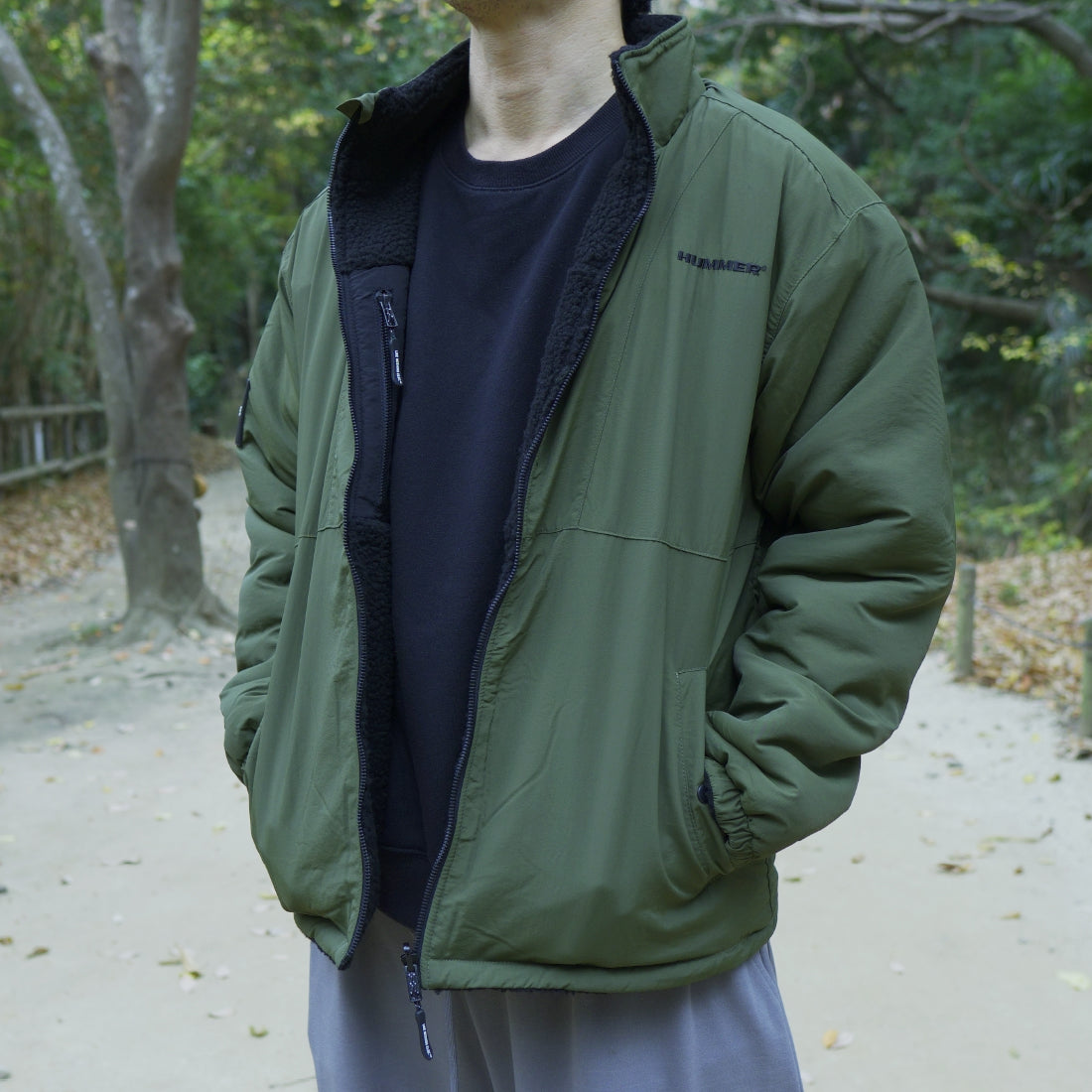 ＨＭ－Ｗ１２フリースリバーシブルジャケット