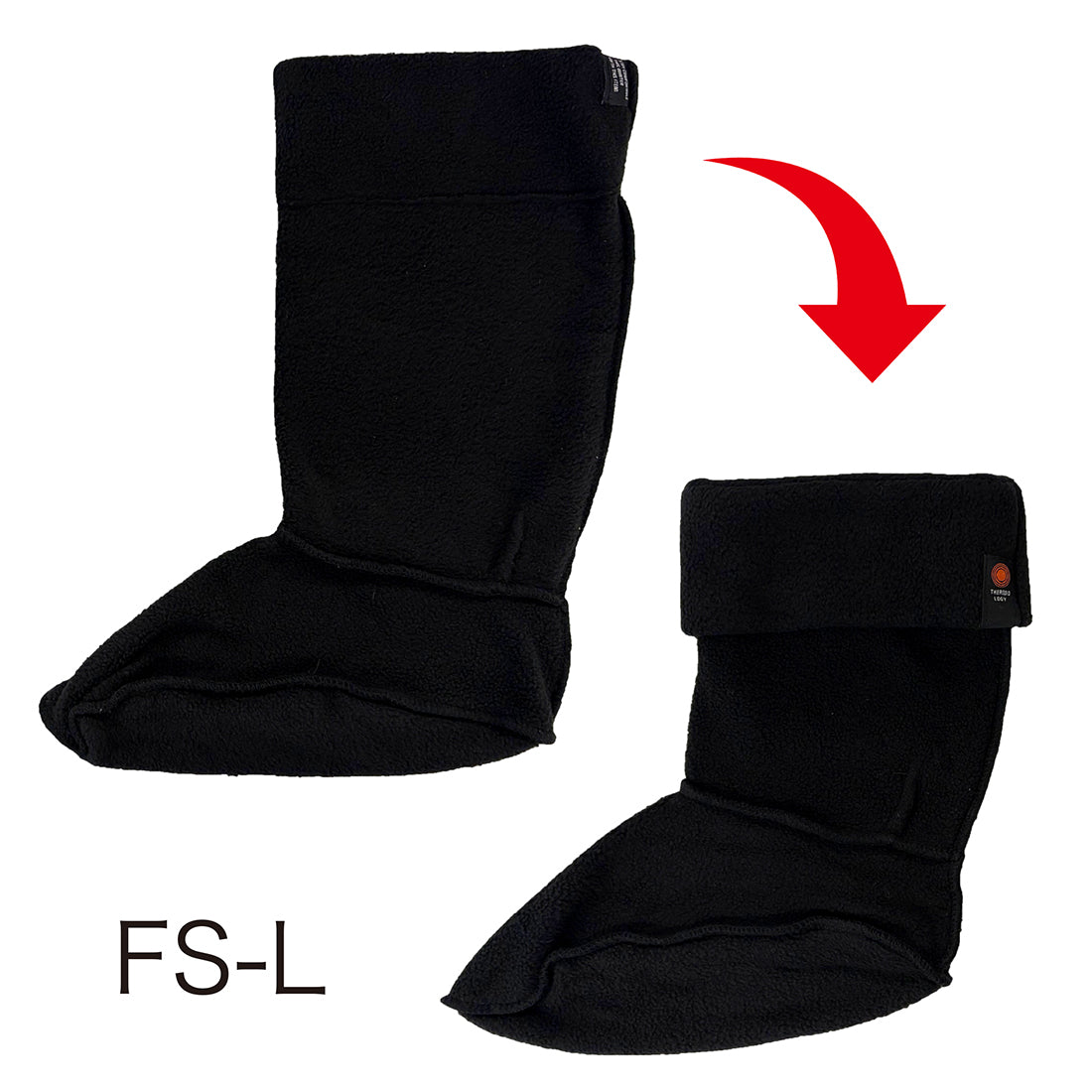 フリースインナーソックス　（ＦＳ－Ｌ、ＦＳ－Ｍ）