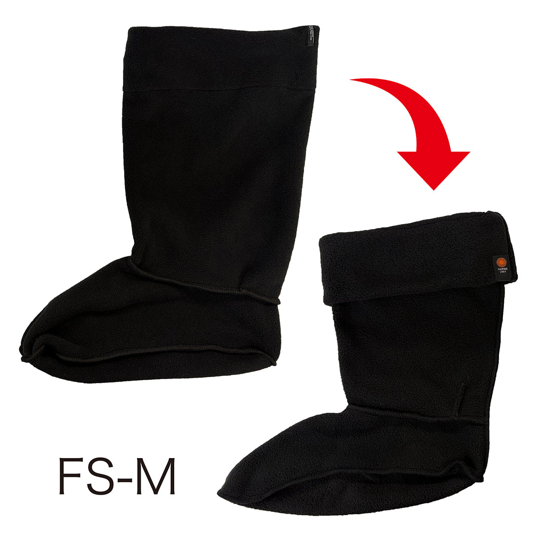 フリースインナーソックス　（ＦＳ－Ｌ、ＦＳ－Ｍ）